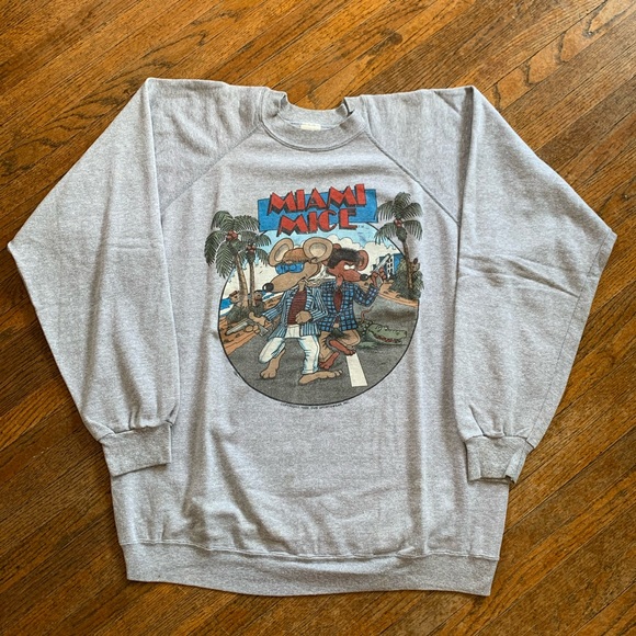 Vintage 1985 Miami Mice Sweatshirt - Picture 1 of 14